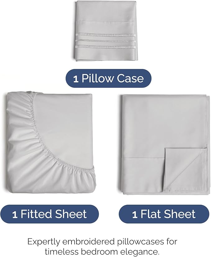 Twin XL Size 3 Piece Sheet Set - Image 2