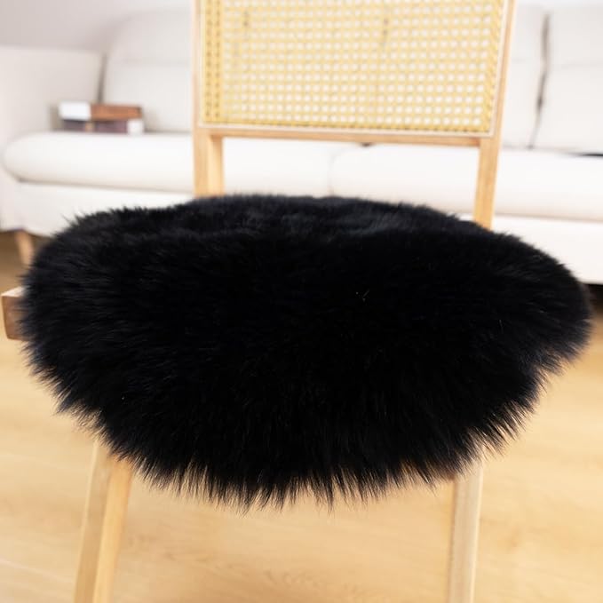 LLB Sheepskin Chair Pad Office Cushion Cover - Image 3