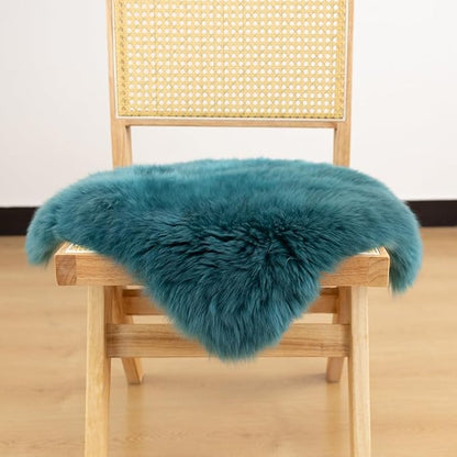 LLB Sheepskin Chair Covers Office Chair Cushion Dining Room Chair Pads Desk - Image 3