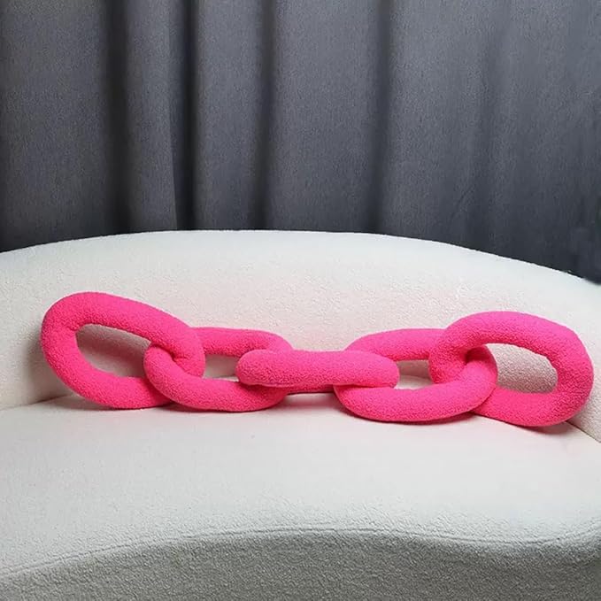 Long Chain Throw Pillow Knot Pillow，Knotted Chain Shape Cushion Dorm Room Decor - Image 5