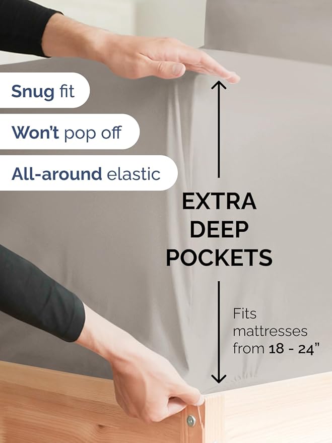 Extra Deep Pocket Twin Sheets - Image 3