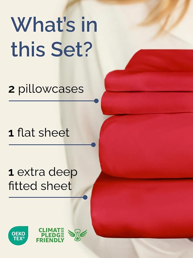 Extra Deep Pocket Queen Sheet Set - Image 2