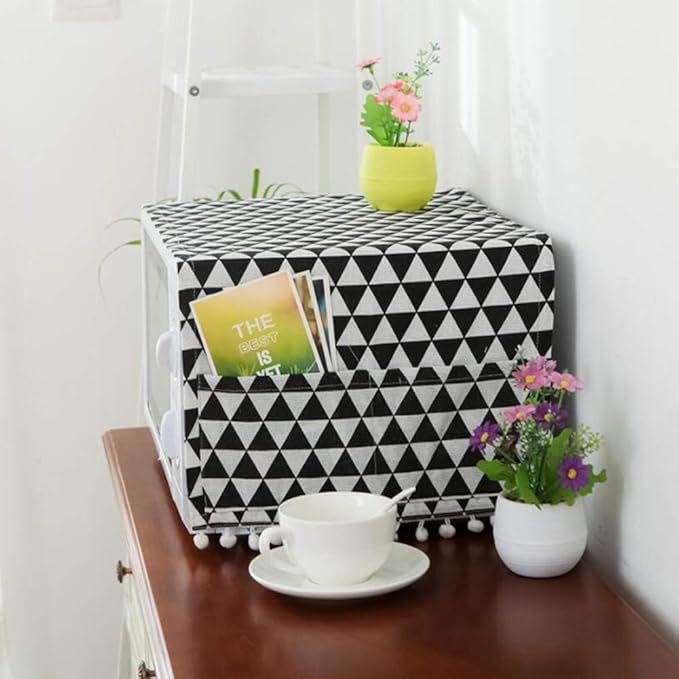 AKOAK 1 Pack 30cm x 90cm/11.81" x 35.43" Household Kitchen Microwave Dust Cover - Image 6