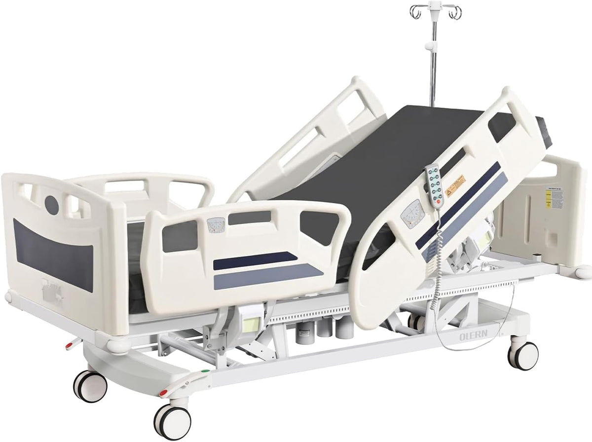premium 5 function full electric hospital bed,icu medical, main product view