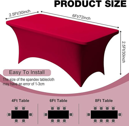 Trlyc 1 Pack 6FT Spandex Table Cloth - Image 4