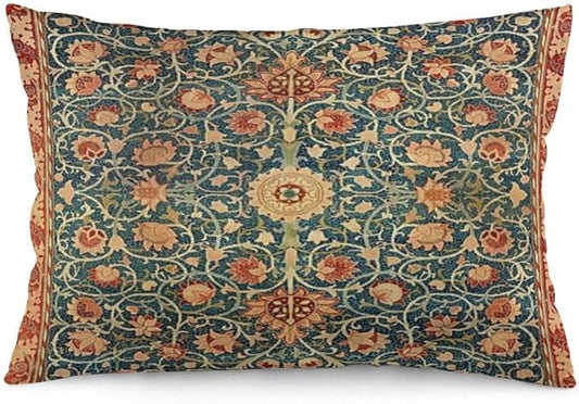 Holland Park William Morris Throw Pillow Covers 12x20 Inch Aesthetic Pillow by Unknown