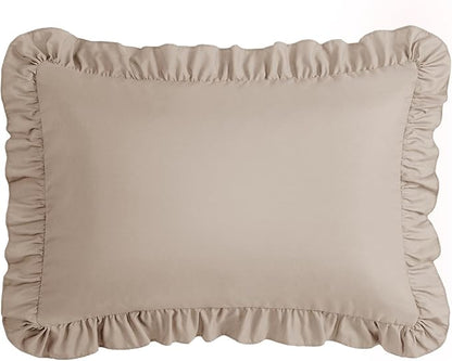 KKJIAF Ruffle Body Pillow Cases Set of 1, Ruffled Pillow Covers - Image 7