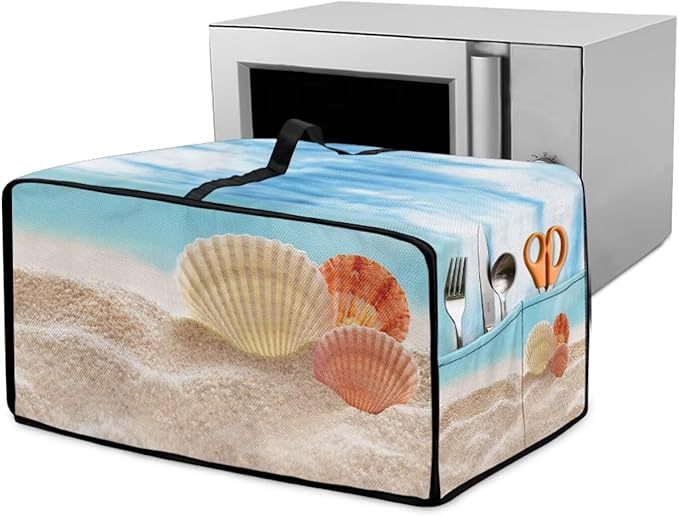 Toaster Oven Dust Cover Protective Microwave Oven Cover by Garucesta