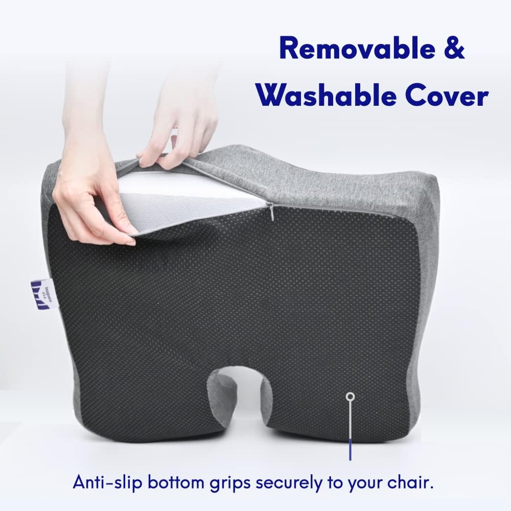 C CUSHION LAB Patented Pressure Relief Seat Cushion for Long Sitting Hours on...