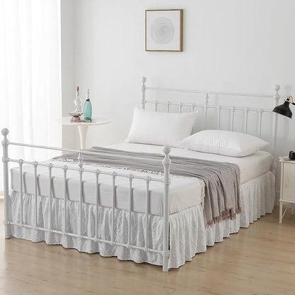 Bed Skirt Queen Size Ruffled Bed Skirt - Image 7