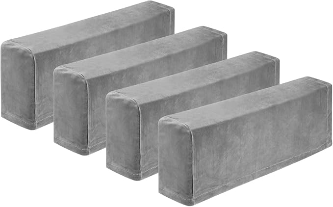 uxcell 4Pcs Stretch Armrest Covers, Polyester Soft Armchair Slipcovers Couch by uxcell
