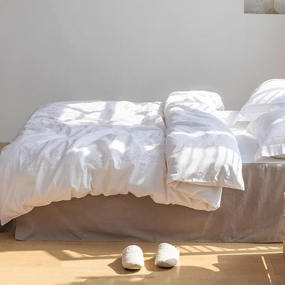 BISELINA French Linen Bed Skirt - Image 7