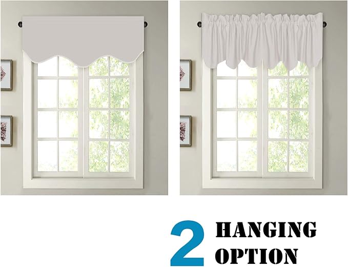 H.VERSAILTEX 4 Panels Blackout Curtain Valances - Image 5