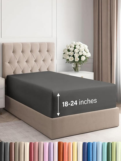 Extra Deep Twin XL Fitted Sheet by CGKUnlimited