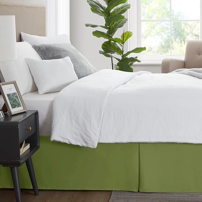 Nestl Calla Green Twin Bed Skirt - Image 3