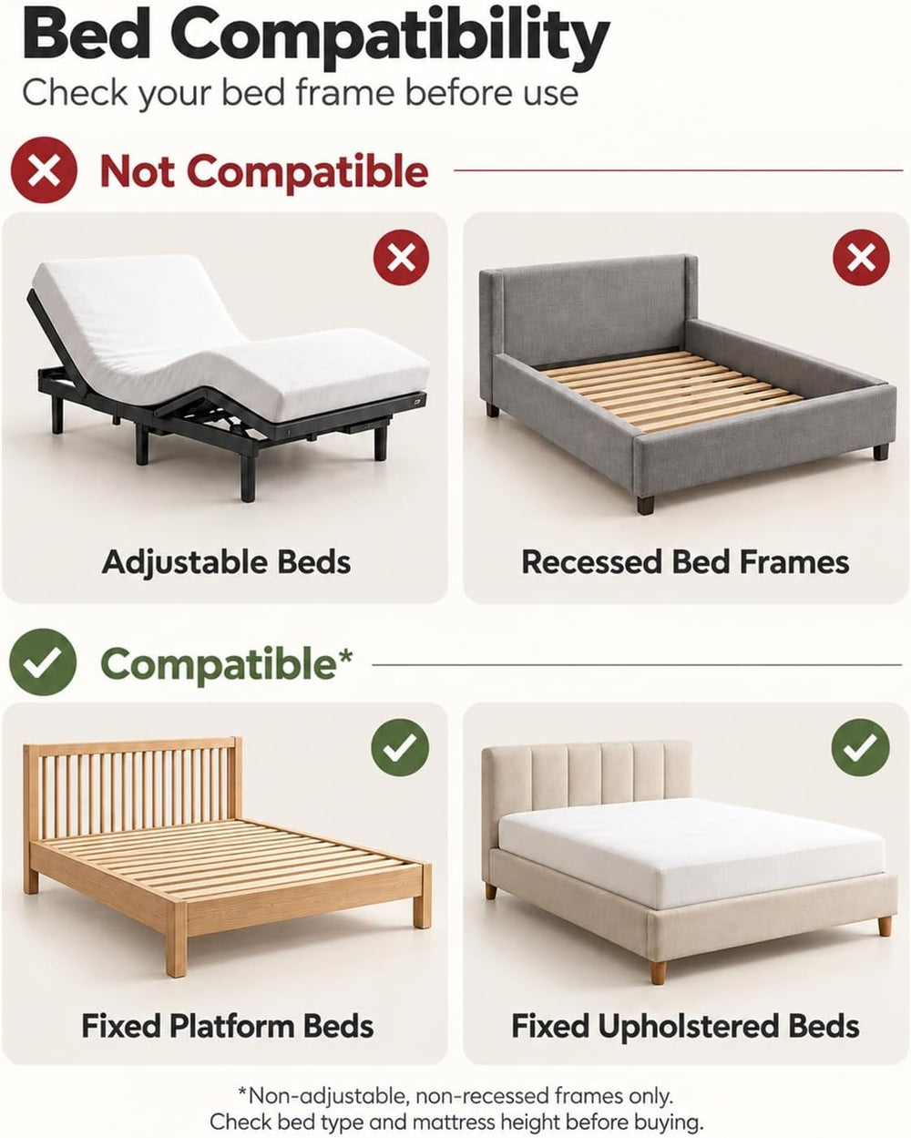 Bed Rails for Elderly Adults Safety, Foldable Bed Rail with Non-Slip Handle