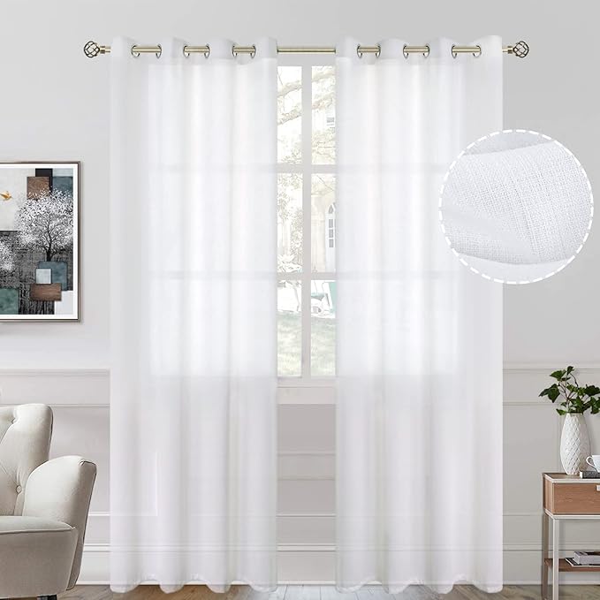 BGment Opaque Semi Sheer Curtains by BGment