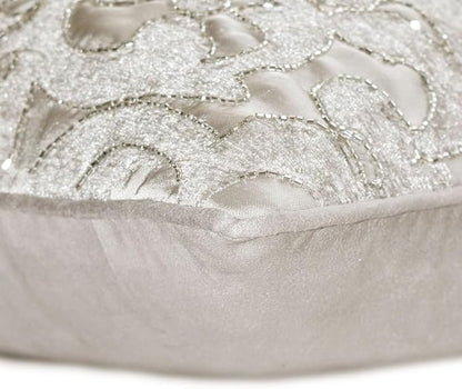The HomeCentric King/Queen/Twin Silver Decorative CA King 86"x18" Bed Runner - Image 6
