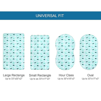 Bassinet Sheet, Bassinet Sheets 2 Pack, Ultra Soft Bassinet Sheets - Image 7