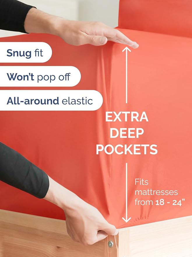 Extra Deep Pocket Queen Sheet Set - Image 3
