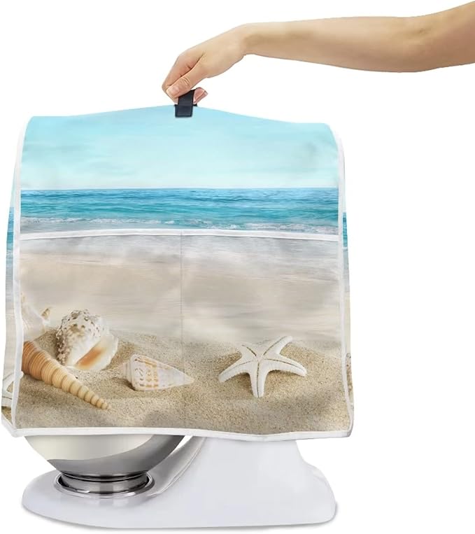 Fashion Mixer Covers Beach Print Indoor Kitchen Decorations, Polyester - Image 2