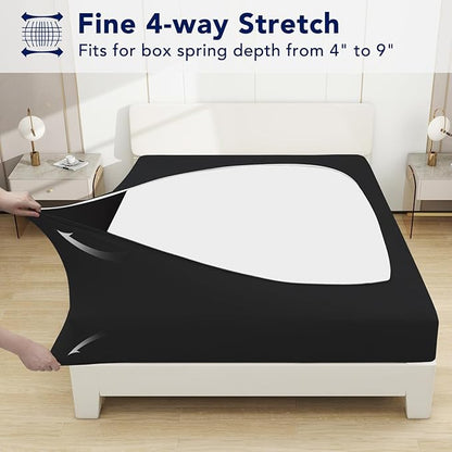 PureFit Stretchy Box Spring Cover Full - Image 3