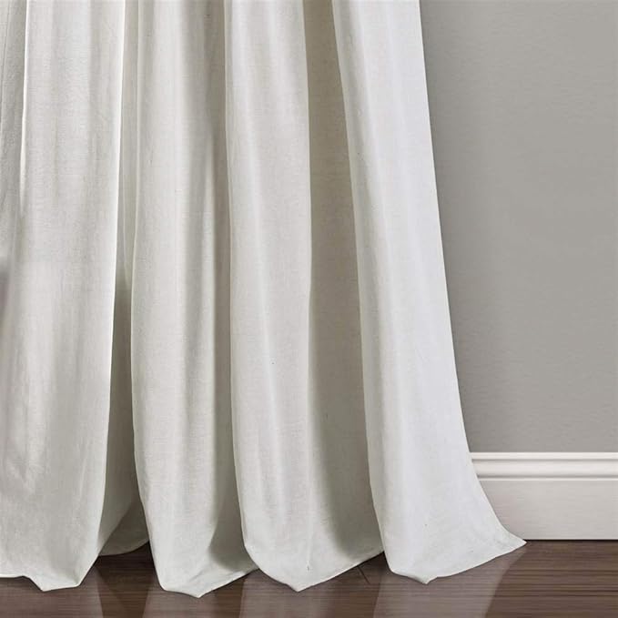 Lush Decor Linen Button Window Curtain Panel - Image 4