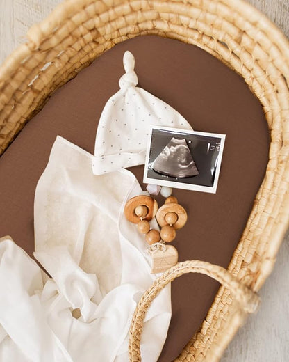 Blissful Diary Muslin Bassinet Sheets - Image 6