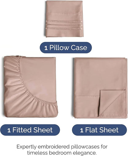 Twin XL Size 3 Piece Sheet Set - Image 2