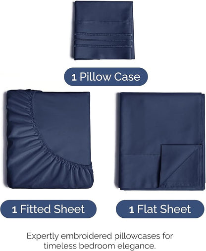 Twin Size 3 Piece Sheet Set - Image 2