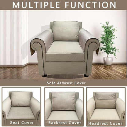 Couch Arm Covers, Anti-Slip Sofa Armrest Cover - Image 4