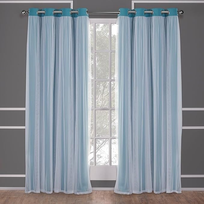 TOWN & COUNTRY LUXE Talia Double Layer Indoor Curtains, Sheer and Room by TOWN+%26+COUNTRY+LUXE
