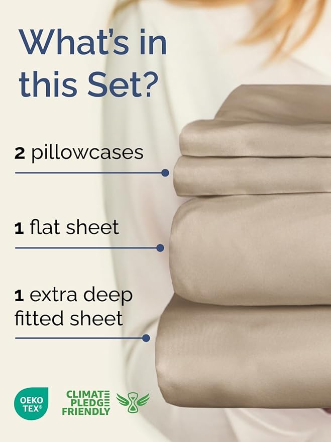 Extra Deep Twin Sheet Set - Image 2