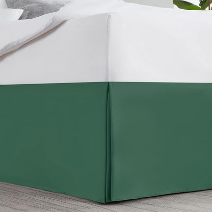Nestl Hunter Green Twin Bed Skirt - Image 2