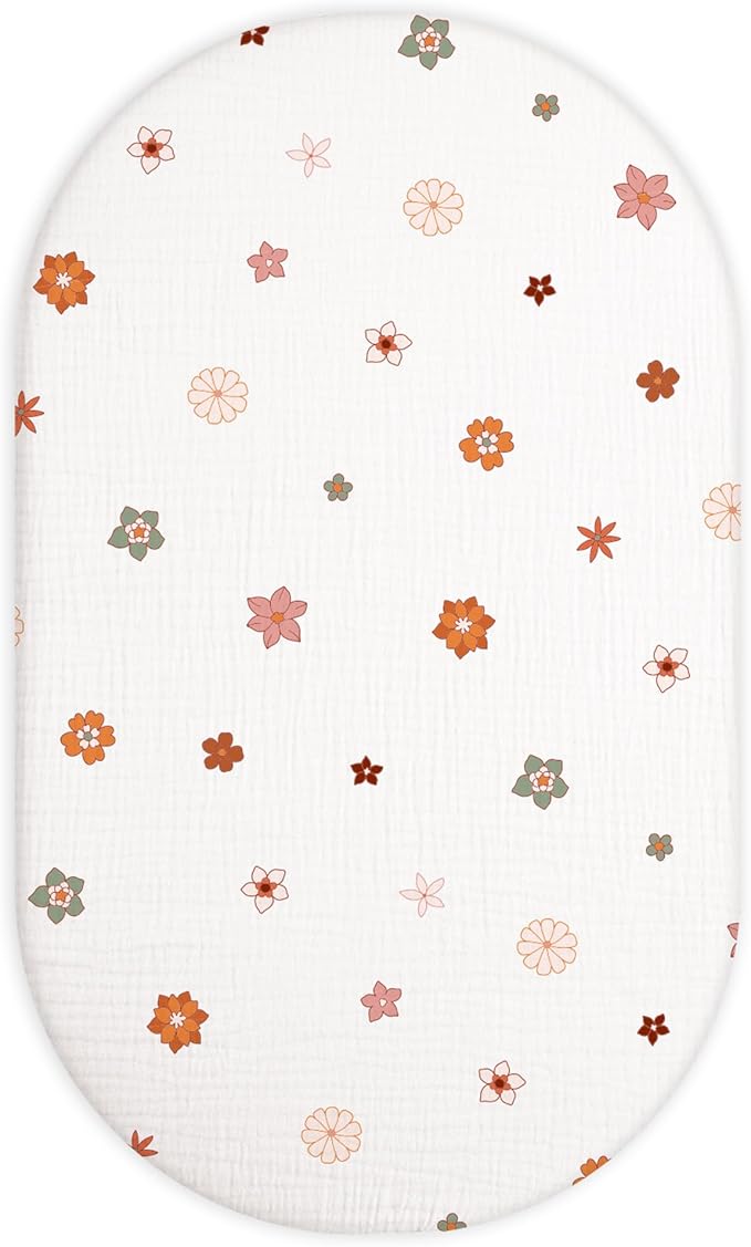 Bassinet Sheet for Baby Boy and Girl, Fitted Sheets for Rectangle, Hourglass by Meowcards