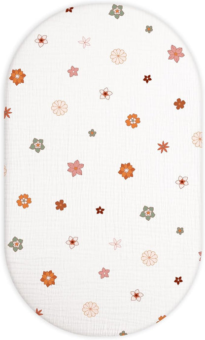 Bassinet Sheet for Baby Boy and Girl, Fitted Sheets for Rectangle, Hourglass by Meowcards