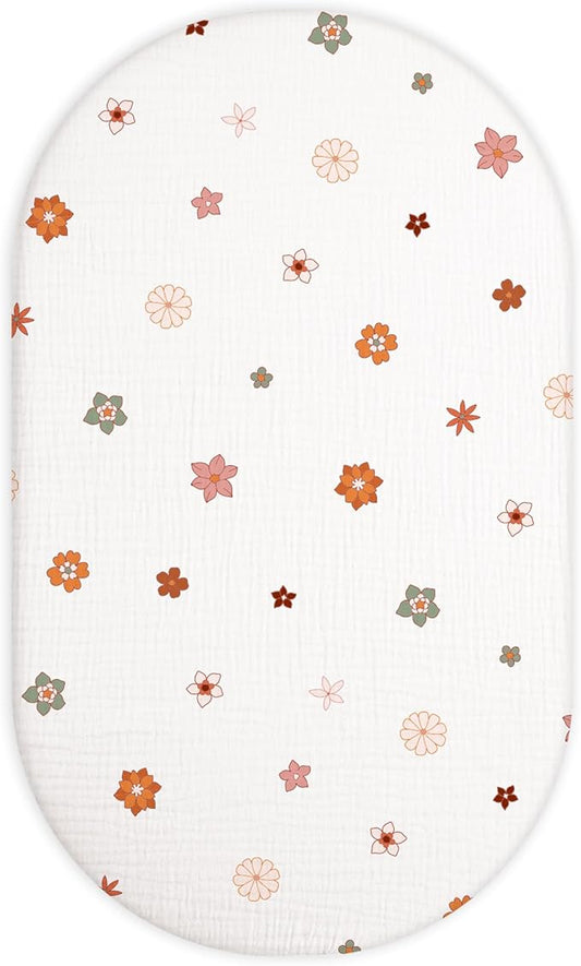 Bassinet Sheet for Baby Boy and Girl, Fitted Sheets for Rectangle, Hourglass by Meowcards