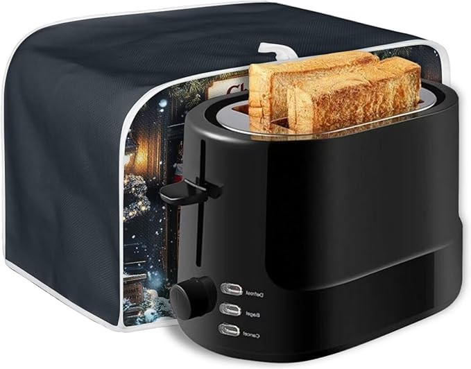 ZFRXIGN Christmas Snowman Toaster Cover 4 Slice Wide Slot Small Appliance - Image 6