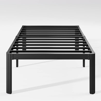 hunlostten 18in heavy duty twin bed frame no, main product view