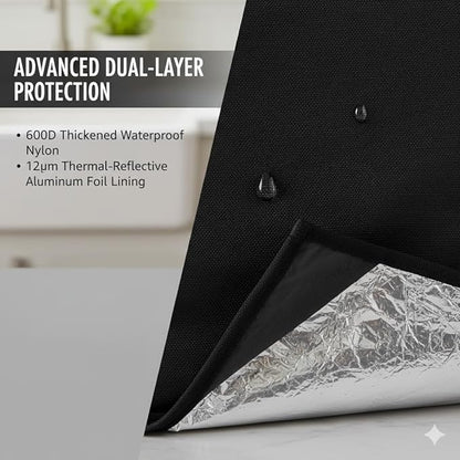 Heat-Resistant Dust Proof Waterproof Oven Cover Compatible - Image 5