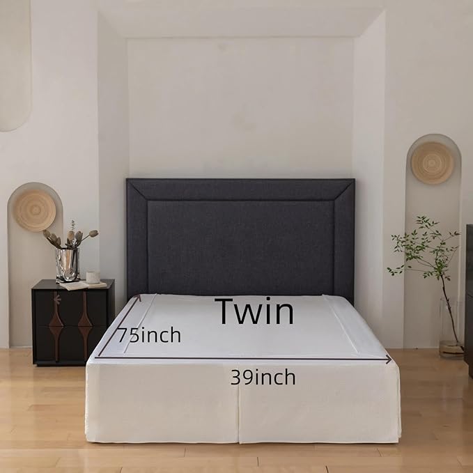 Twin Bed Skirt, Wrap Around Bed Skirt - Image 3