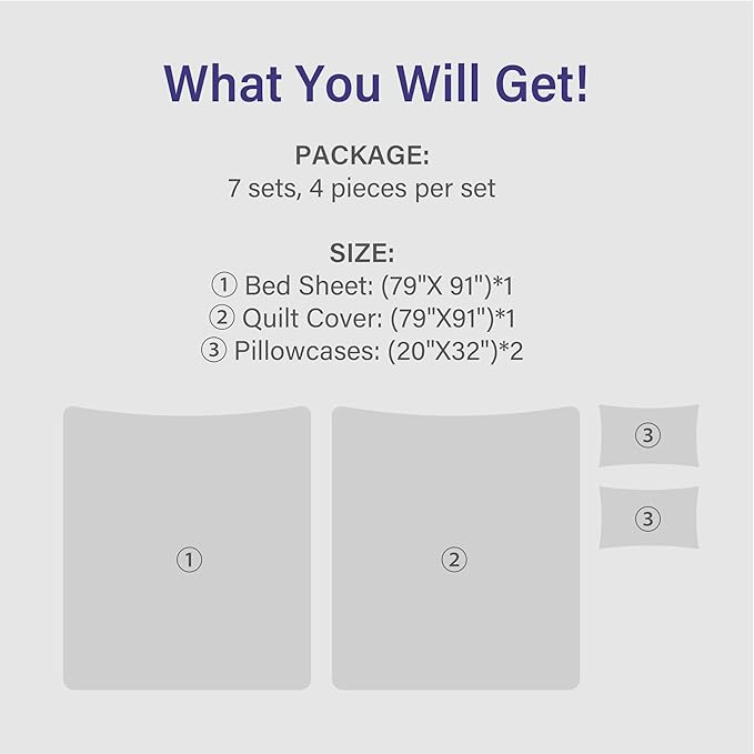 UNIFREE 7 Sets Disposable Bed Sheets Travel Sheets - Image 5