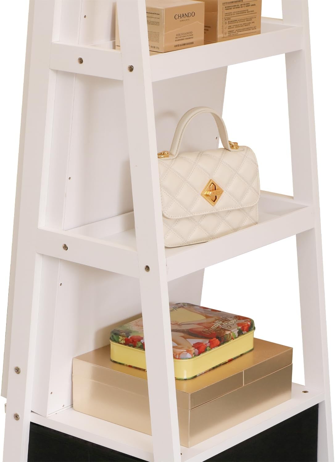 rotatable full length mirror jewelry cabinet standing with showing dimensions