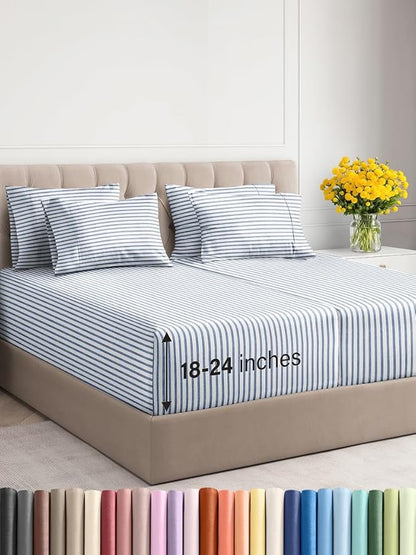 Extra Deep Split King Sheet Set by CGKUnlimited