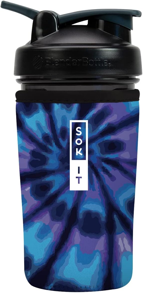 Sok It BotlSok Protein Blender Shaker Bottle Sleeve Insulated Neoprene Cover by SokIt