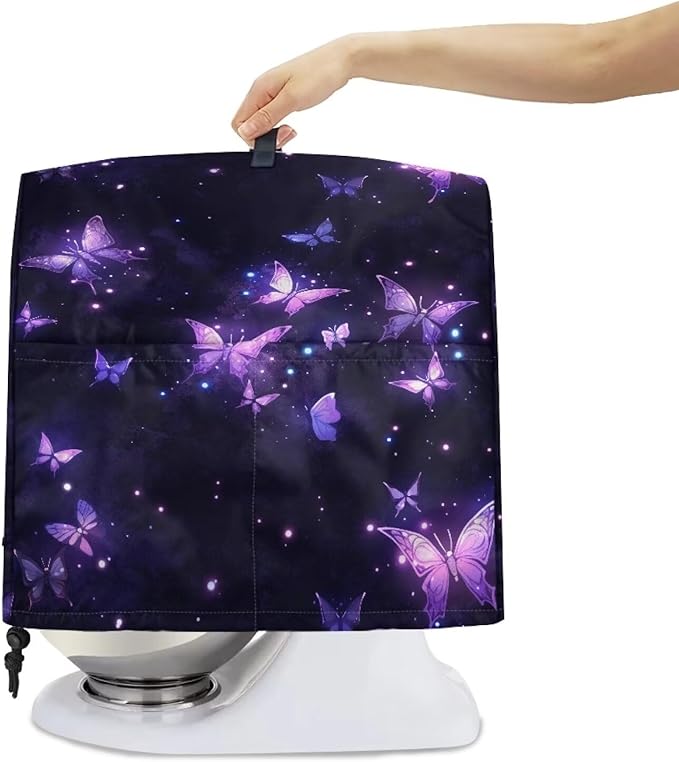 Generic Purple Butterfly Mixer Cover, Kitchen Stand Mixer Cover, Dust Protection - Image 4