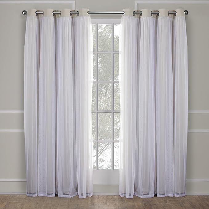 TOWN & COUNTRY LUXE Talia Double Layer Indoor Curtains, Sheer and Room - Image 3