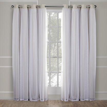 TOWN & COUNTRY LUXE Talia Double Layer Indoor Curtains, Sheer and Room - Image 3