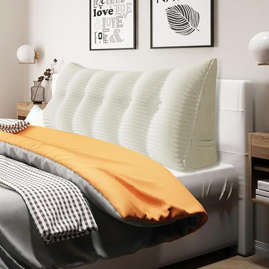 11 lbs Thickened Headboard Pillow Wedge Pillow Headboard Reading Pillow Bed by Rucener