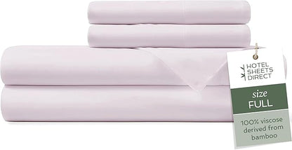 Hotel Sheets Direct 4 Piece Bed Sheet Set Full Size, 100% Viscose Derived from by HOTELSHEETSDIRECT